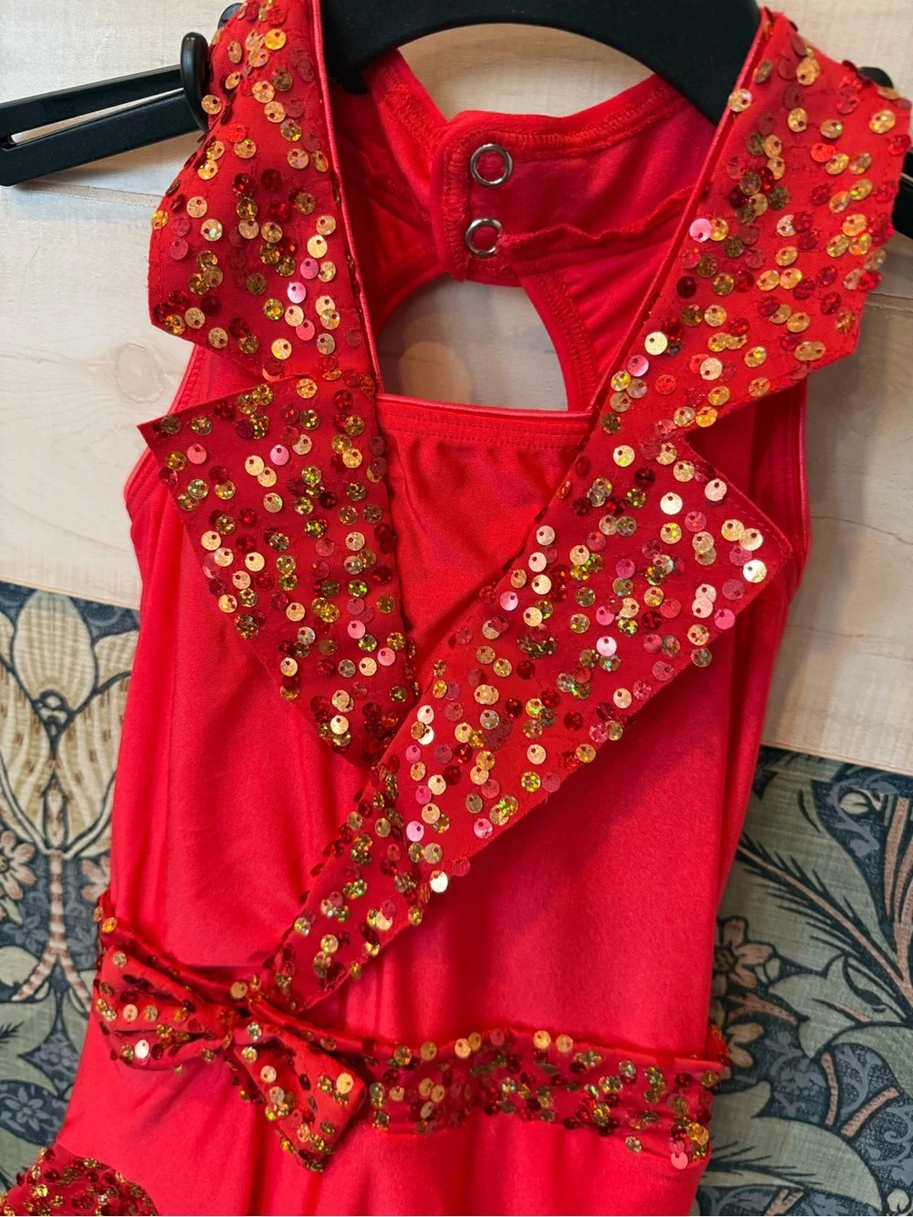 NEW! Revolution Dancewear Live It Up red jazz tap dance costume